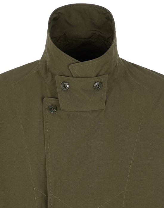 703F1 STONE ISLAND GHOST PIECE_O-VENTILE® MILITARY GREEN - 4