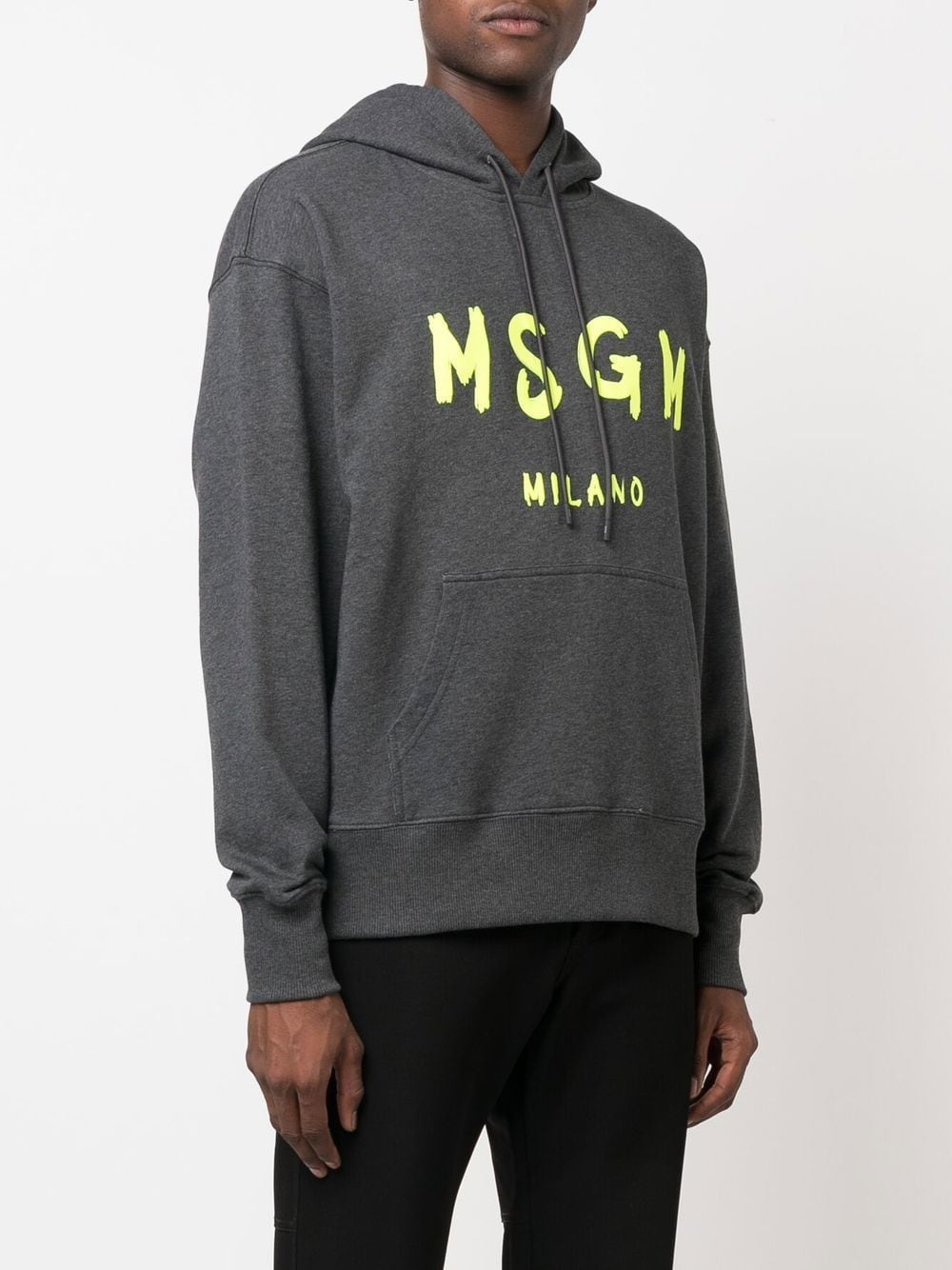 logo-print hoodie - 3