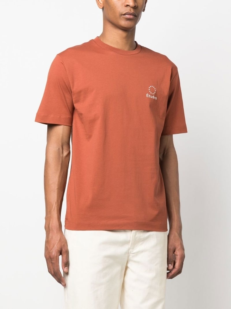 logo-print organic cotton T-shirt - 3