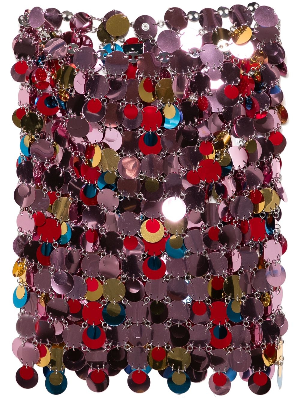discs-design mini skirt - 1