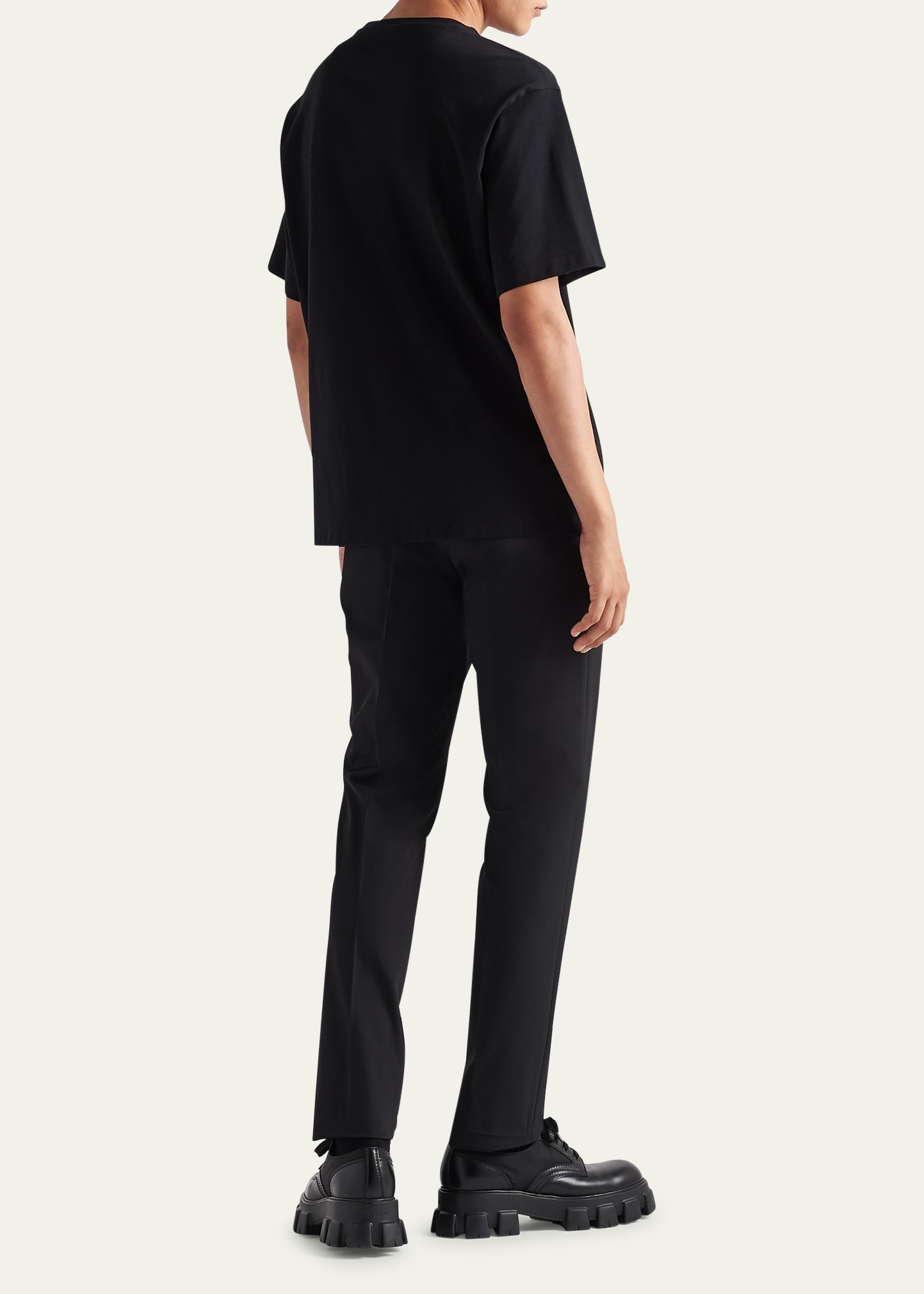 Men's Jersey Triangle Logo T-Shirt - 3