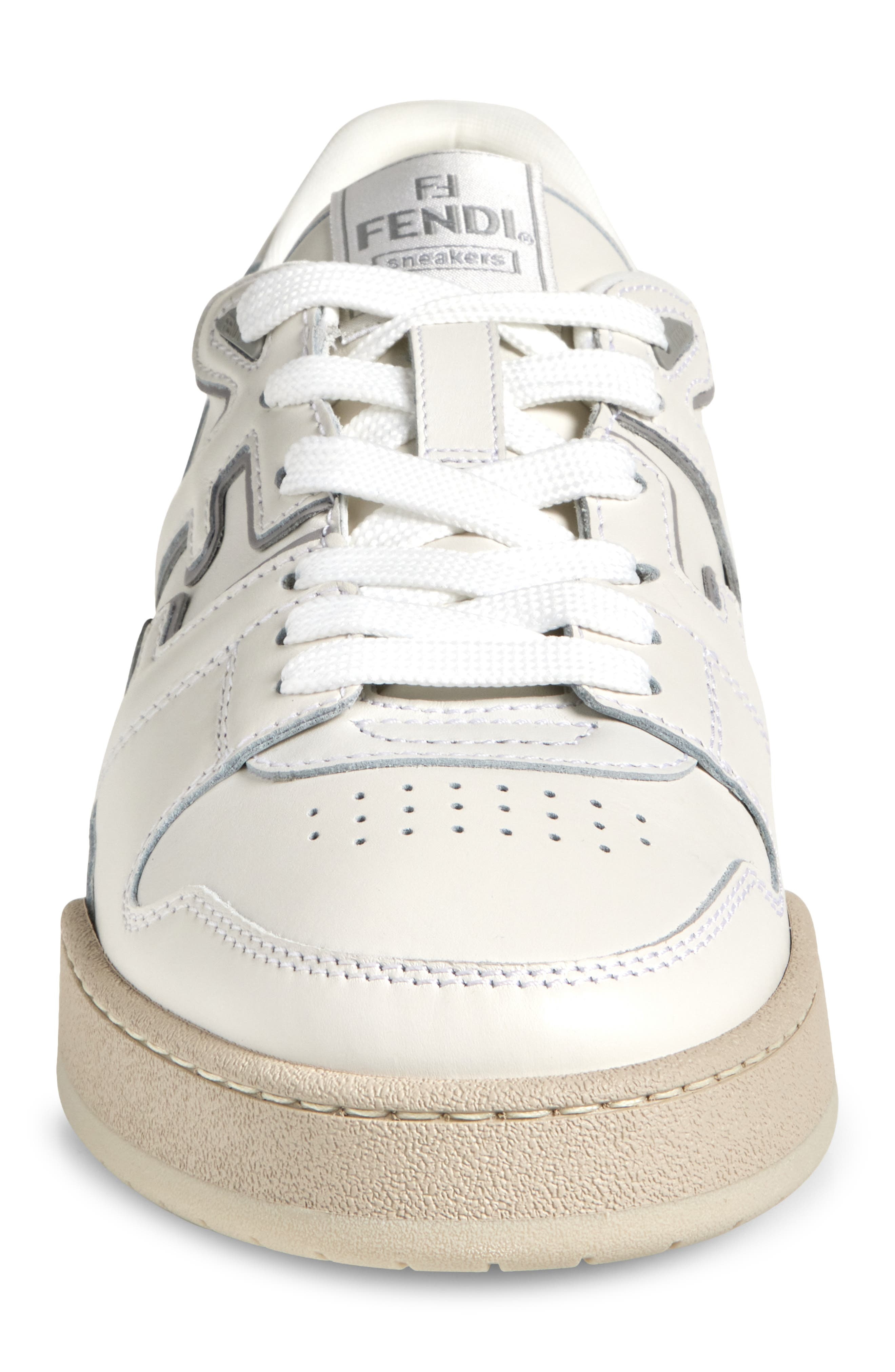 Fendi FF Match Sneaker in Bia/bia/gri Ch/gri C at Nordstrom - 4