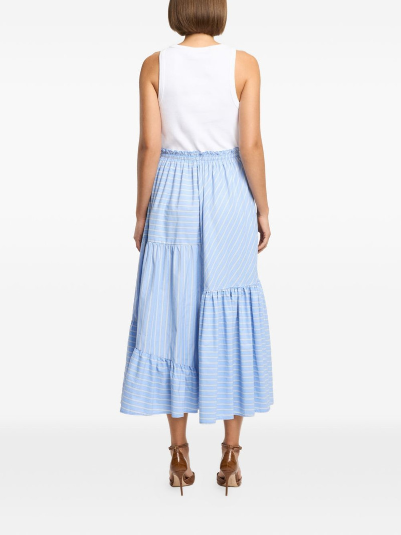 Robyn striped ruffled midi dress 4