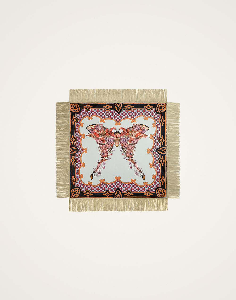 Reversible Fringe Carré Scarf - 8