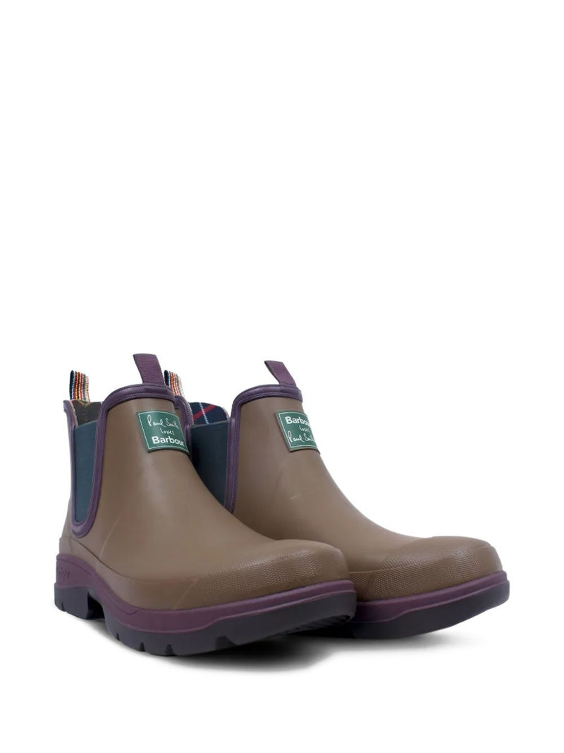 Barbour x Paul Smith loves Barbour ankle wellingtons boots outlook