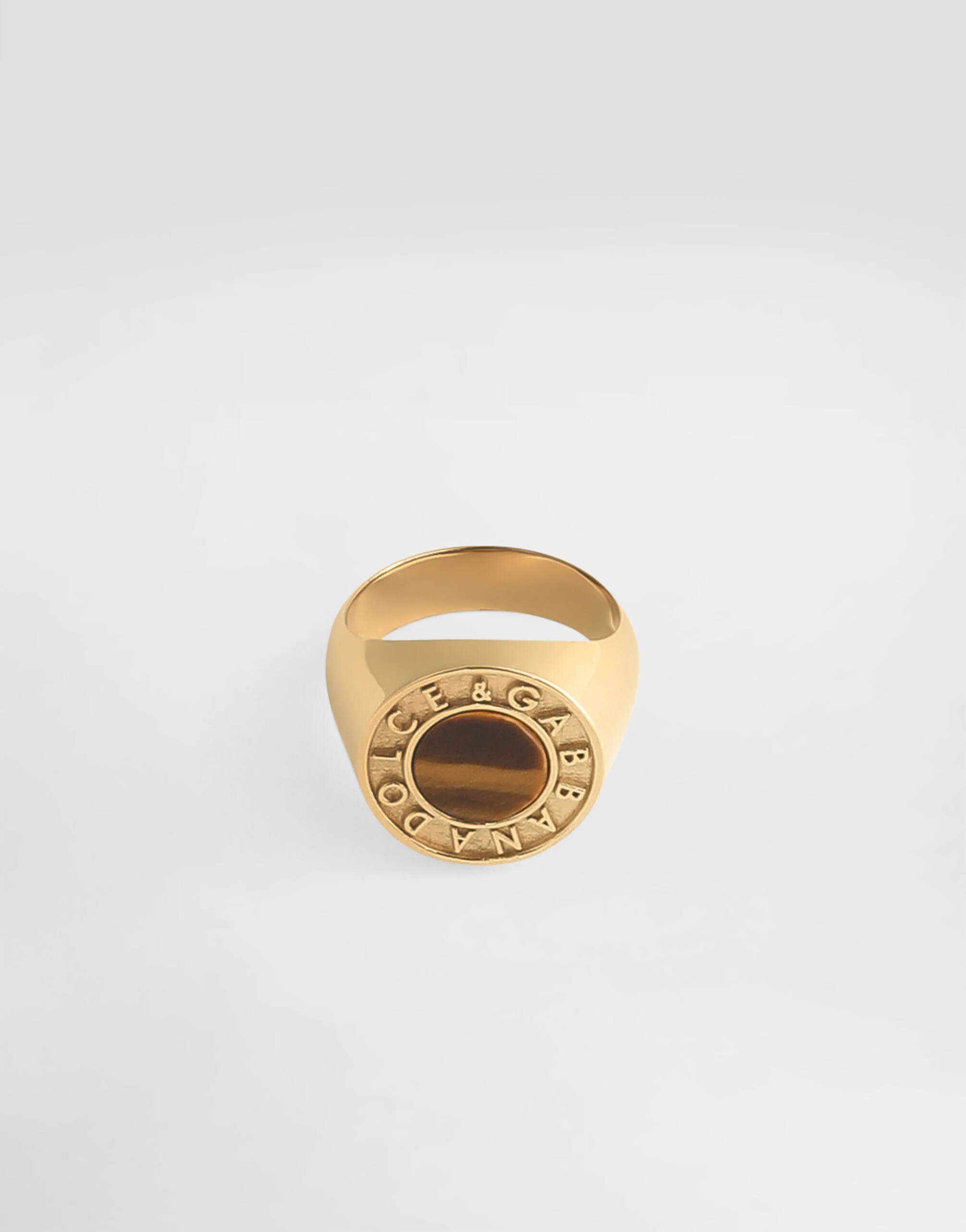 Logo ring with stone - 1