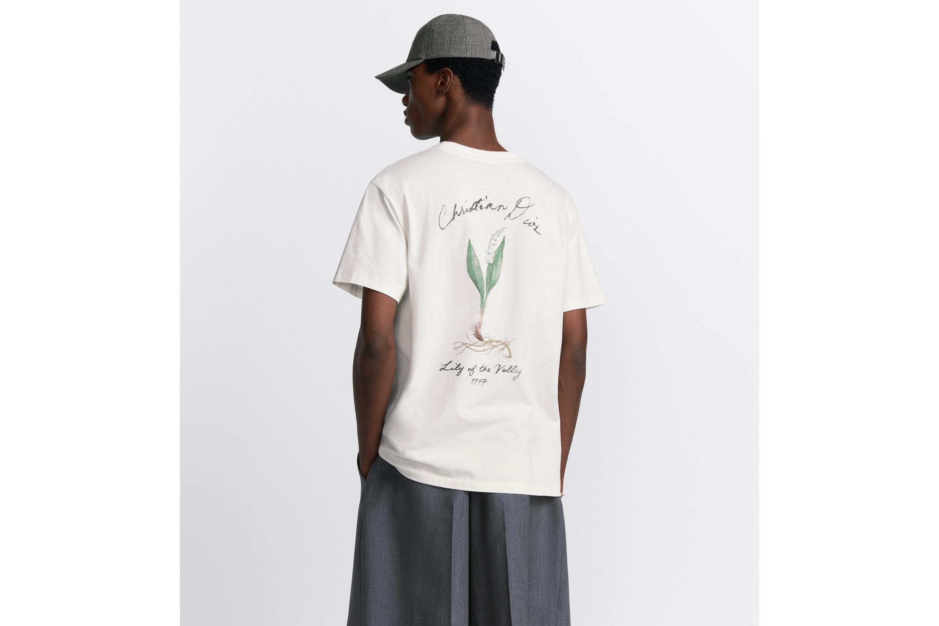 【大人気！】Dior★Handwritten Christian Dior Tシャツ Dior handwritten Christian Dior relaxed fit T-shirt