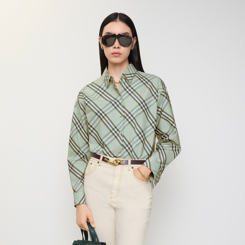 Burberry Relaxed Fit Check Cotton Shirt outlook