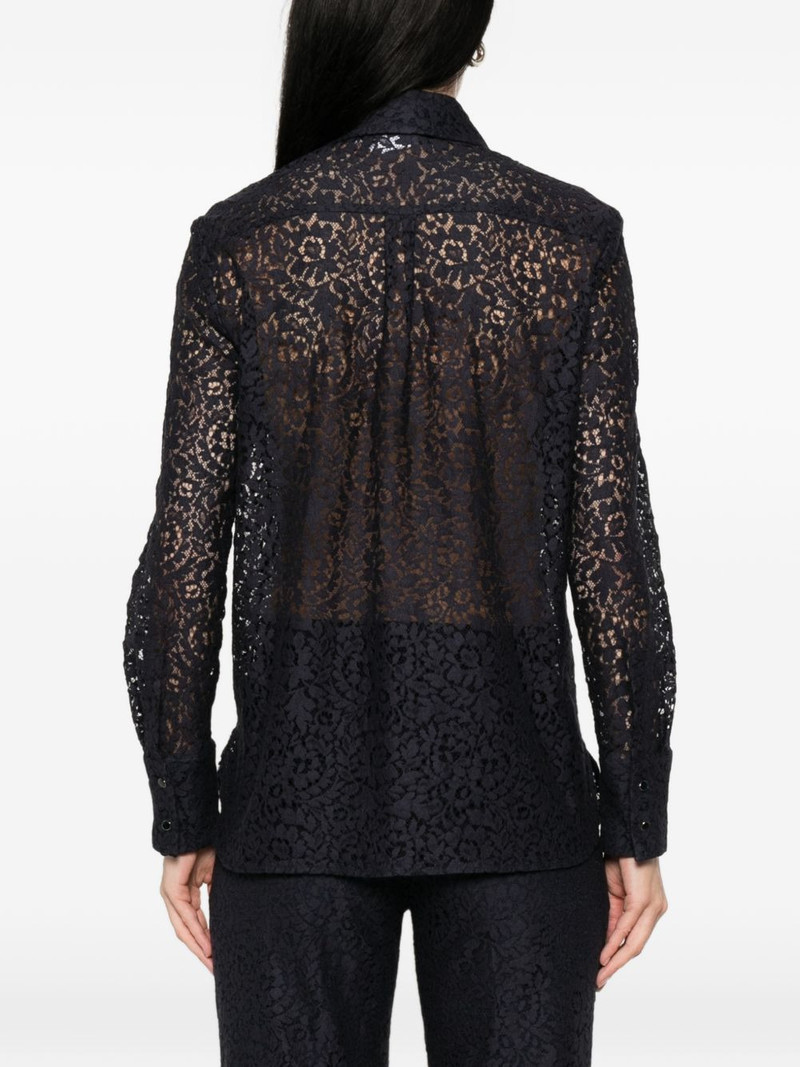 Gala long-sleeve lace shirt 4