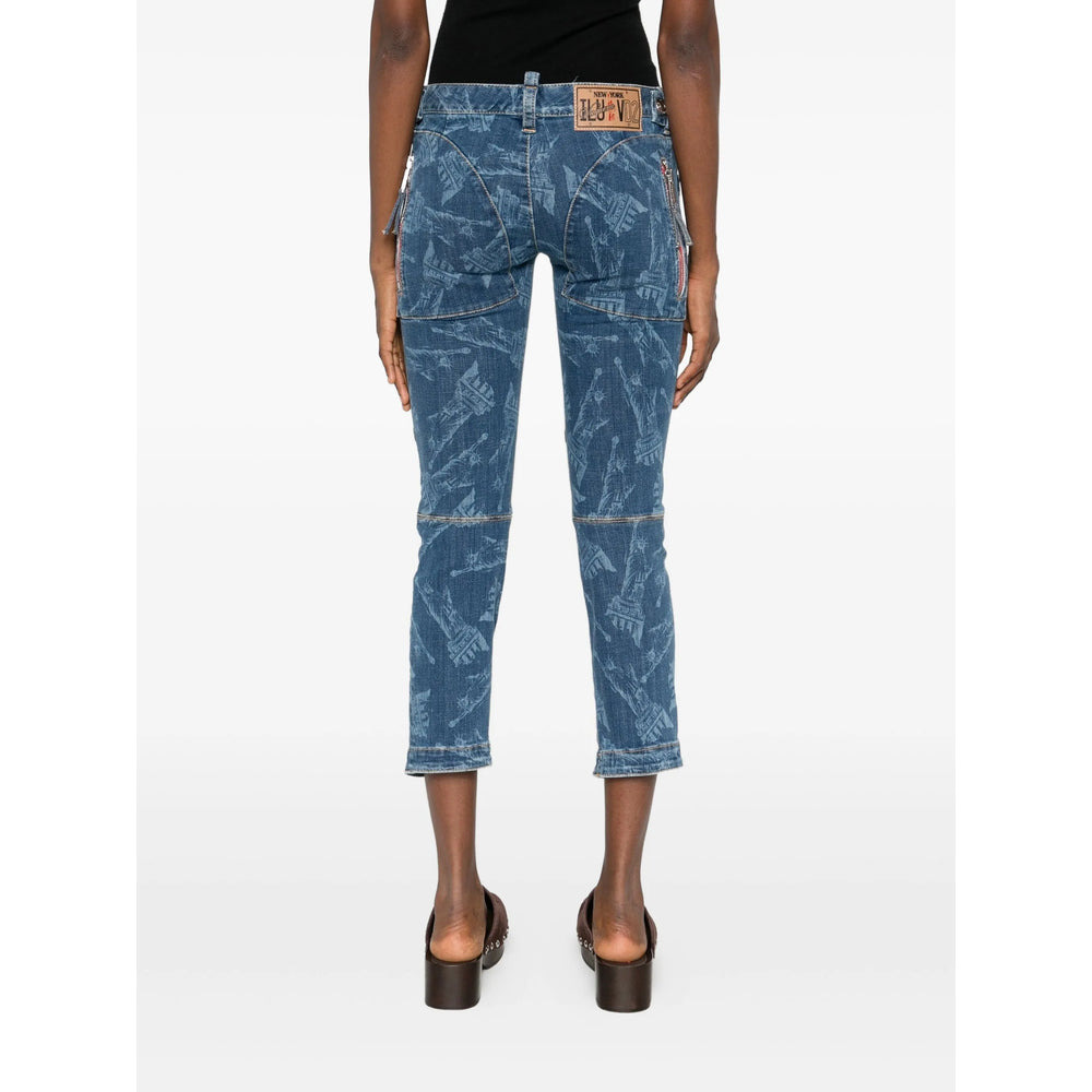 Dsquared2 Blue Denim - Skinny Jeans Women - 4