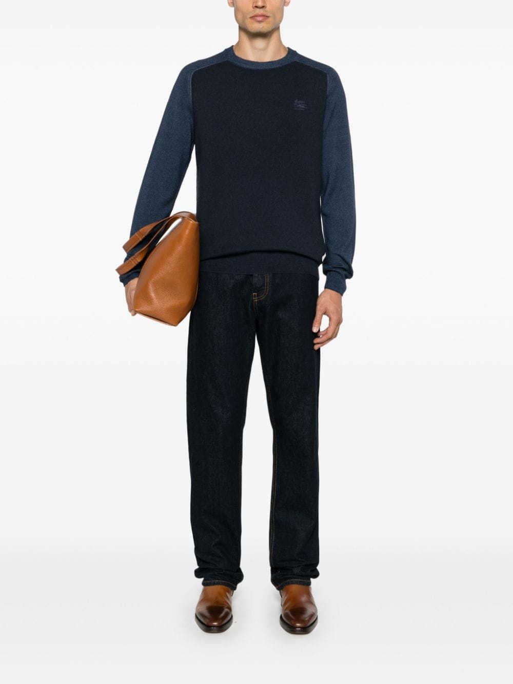 logo-embroidered sweater - 2
