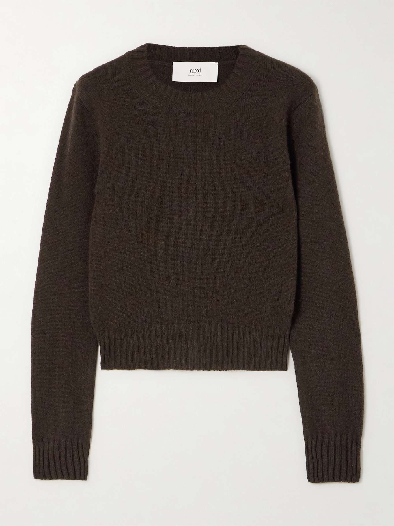 Embroidered cashmere and wool-blend sweater - 1