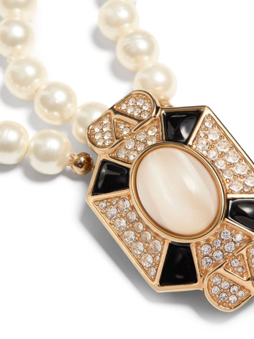 pearl-embellished necklace - 2