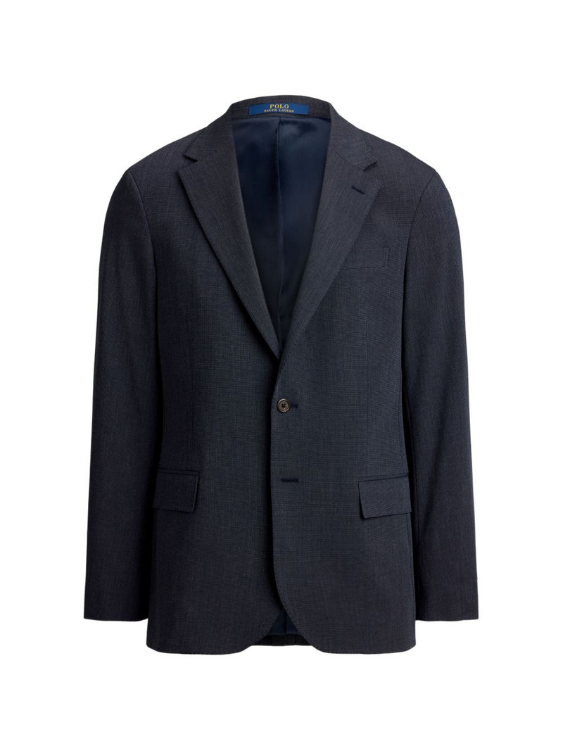 bright navy single-breasted jacket 1