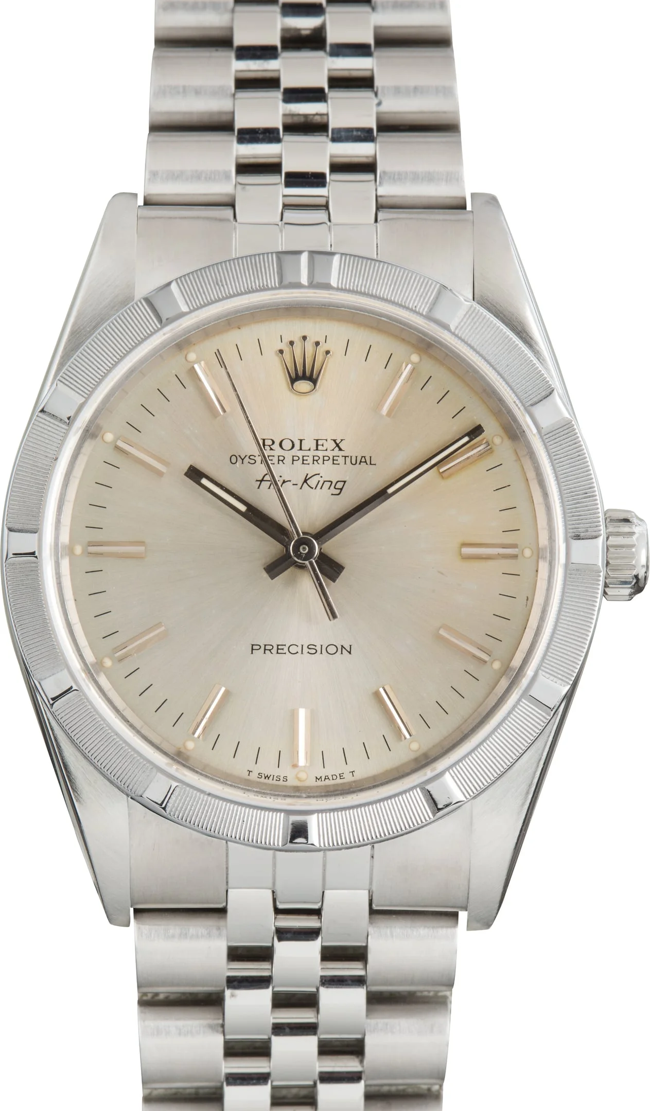 Used Rolex Air-King Ref 14010 Engine Turned Bezel - 1