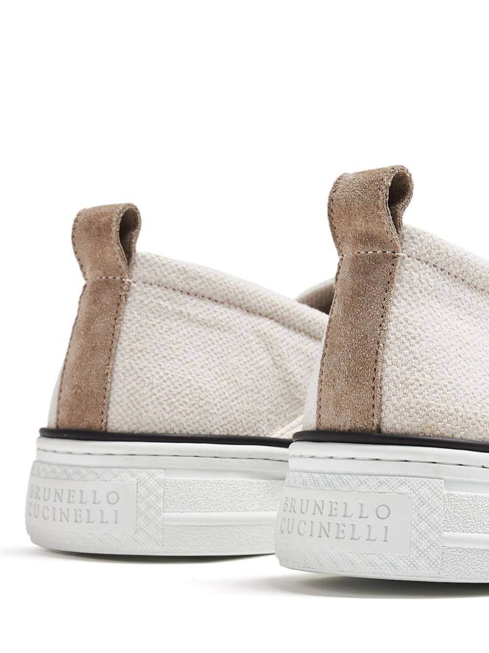 chain link-detail sneakers - 3