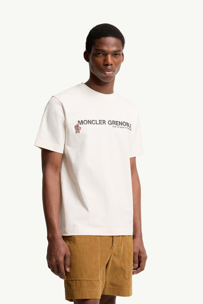 Logo Cotton Blend T-Shirt 4