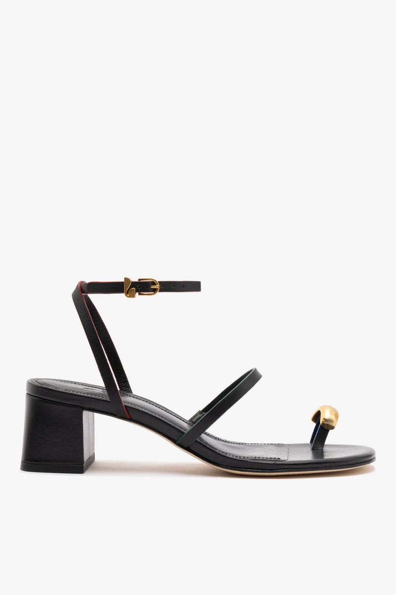 Biarritz Block In Black Leather 1