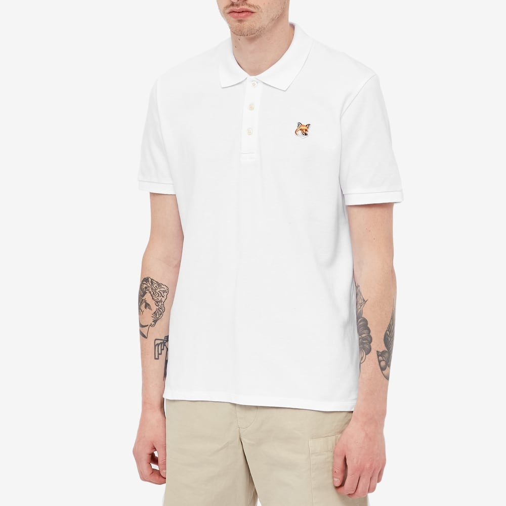 Maison Kitsuné Fox Head Patch Classic Polo - 4