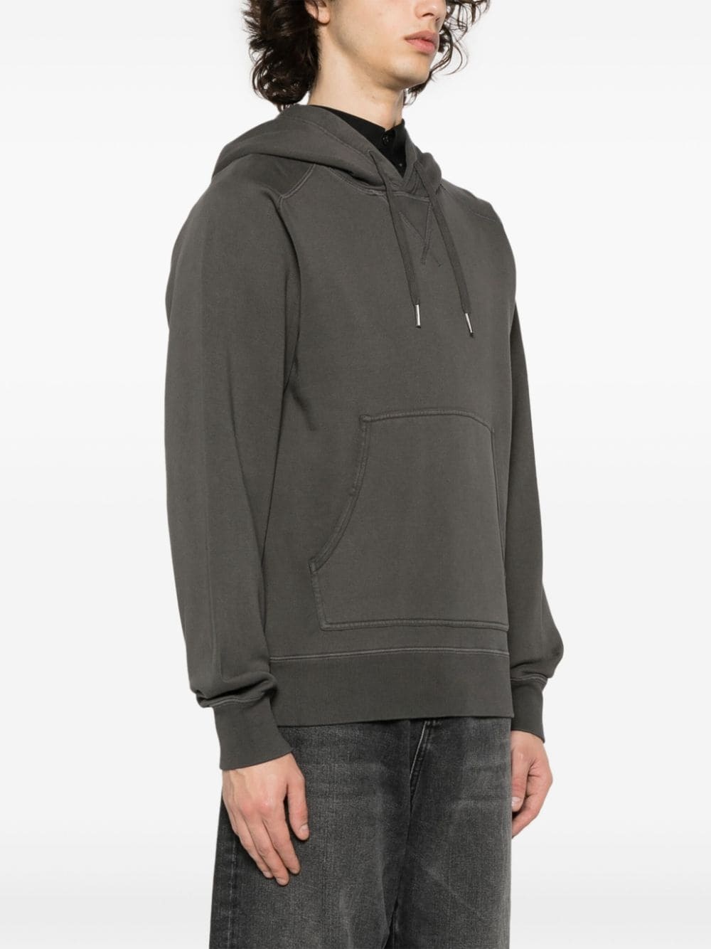 cotton drawstring hoodie - 3
