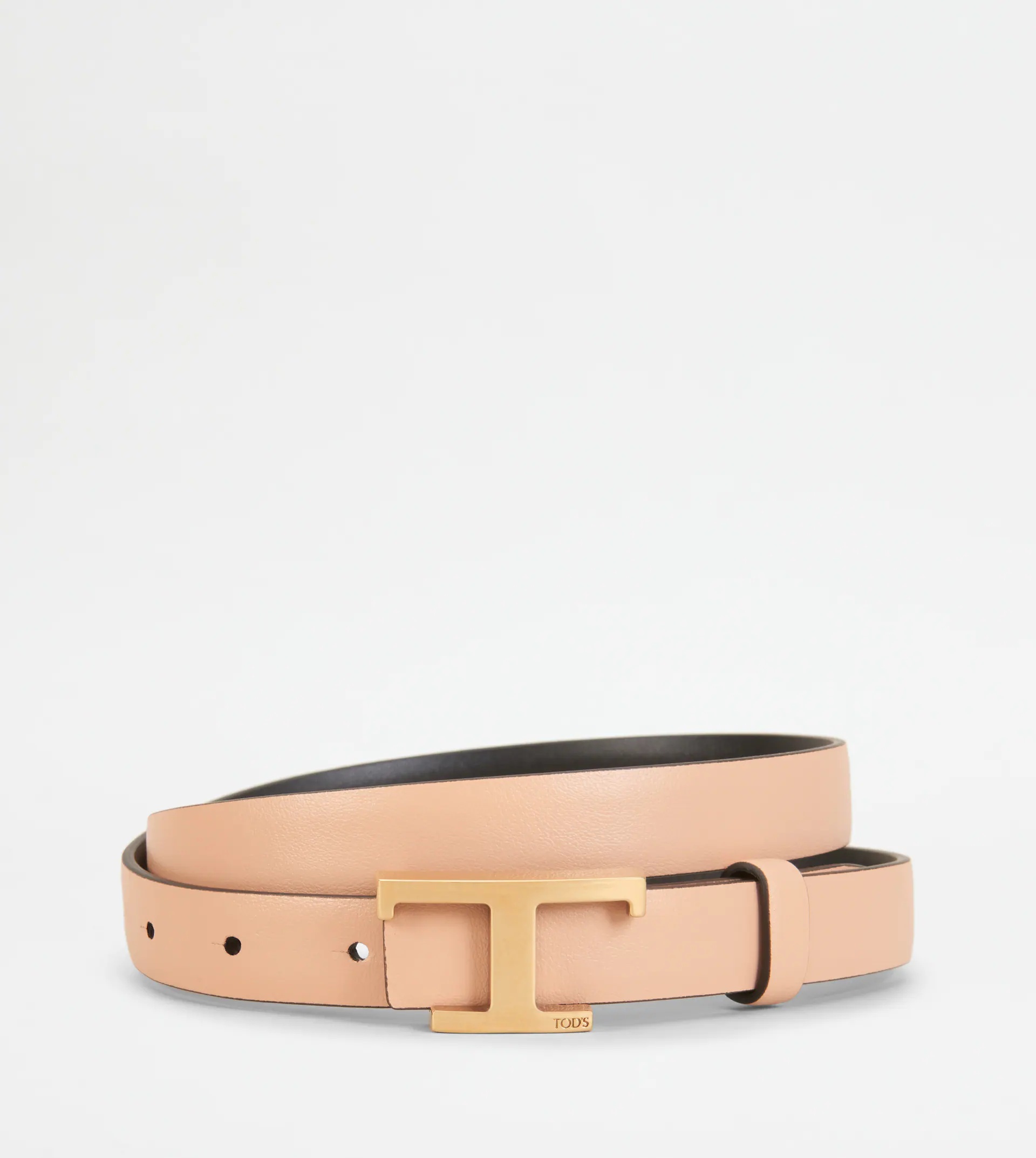 REVERSIBLE LEATHER BELT - BLACK - 3