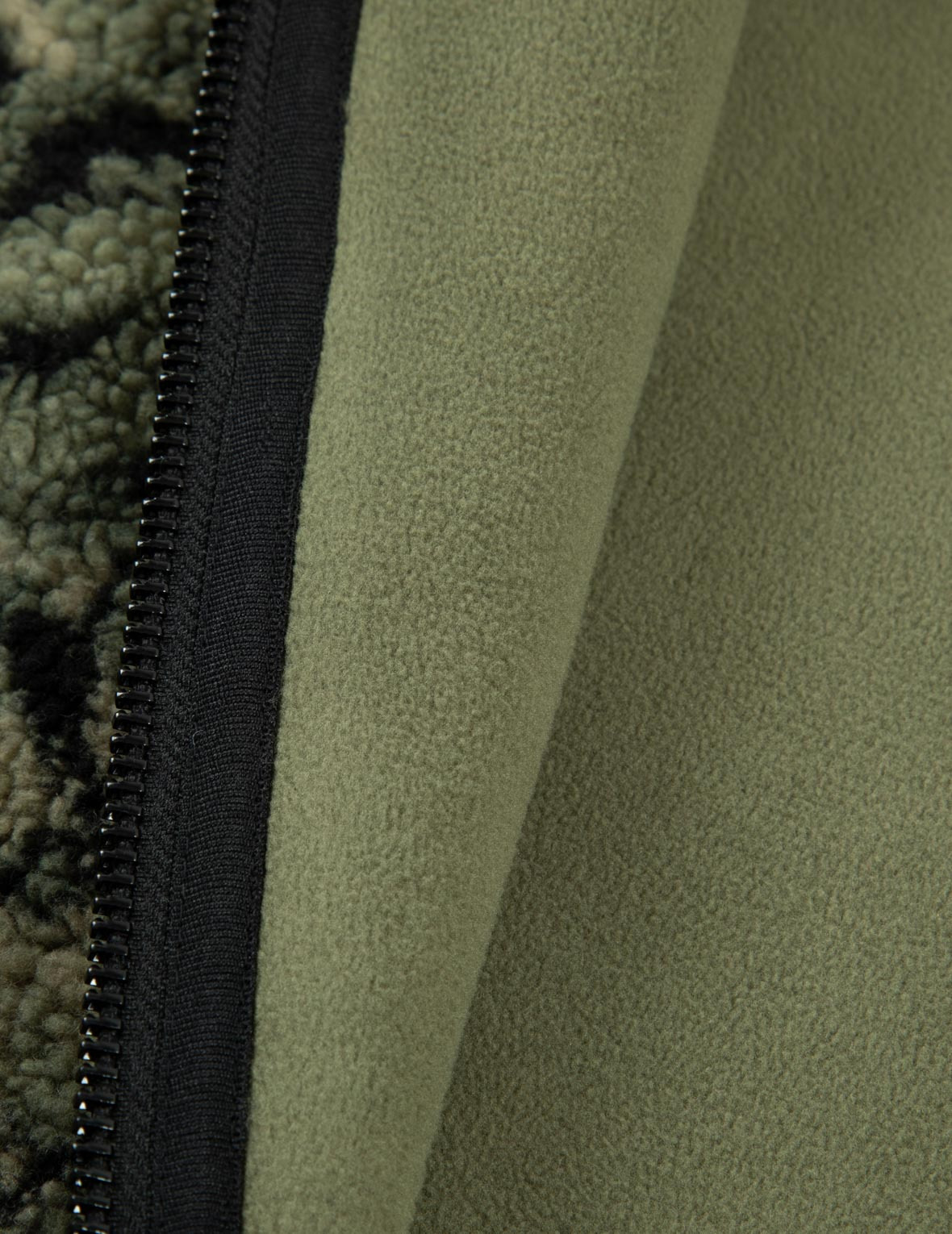 ALLOVER SEAGULL AND KAMON JACQUARD LOOSE FIT SHERPA JACKET - 12