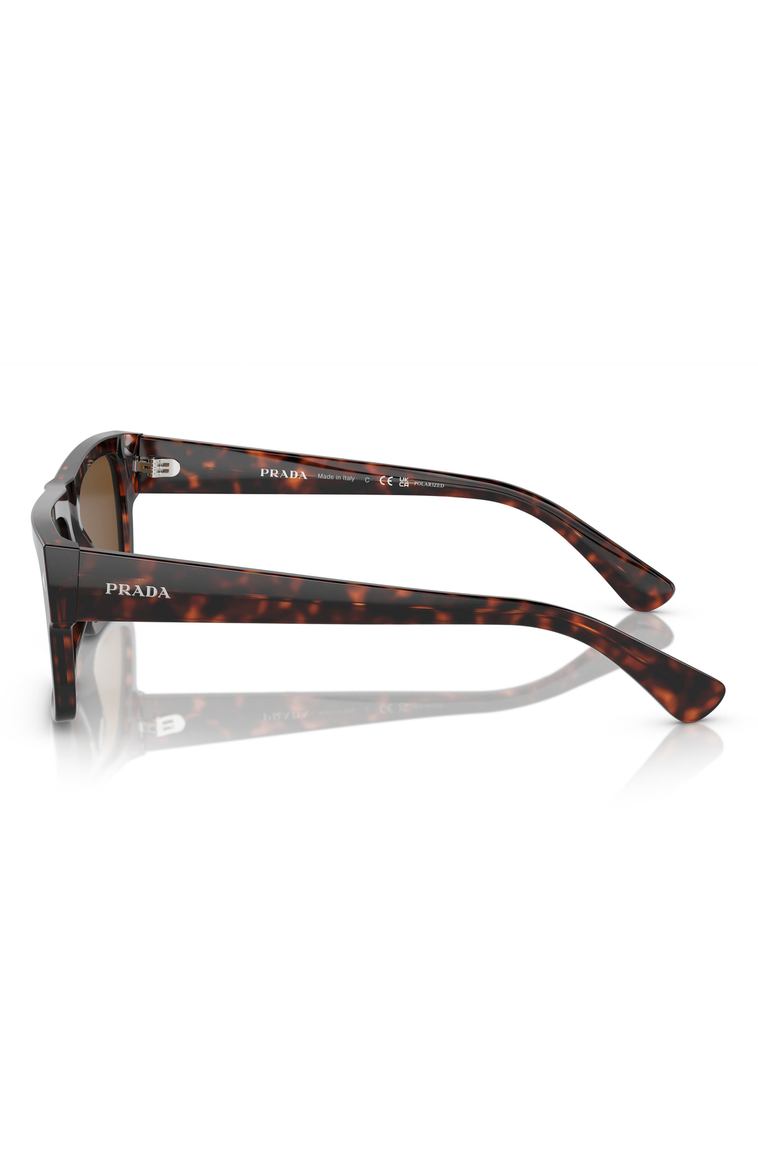 59mm Polarized Rectangular Sunglasses - 3