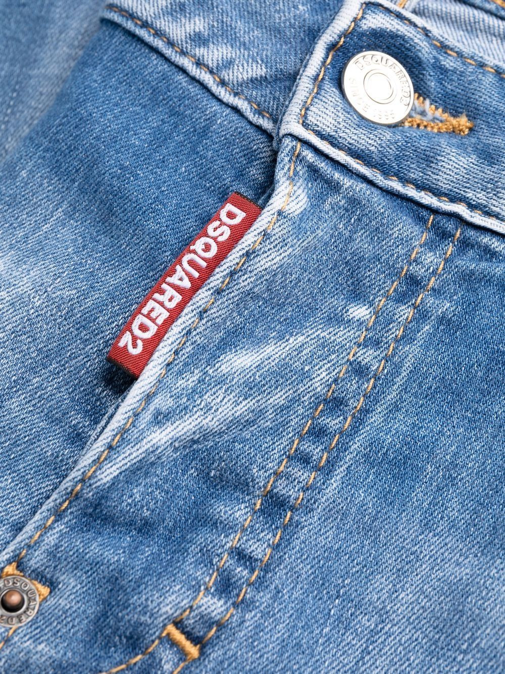 Jennifer low-rise cropped jeans - 6