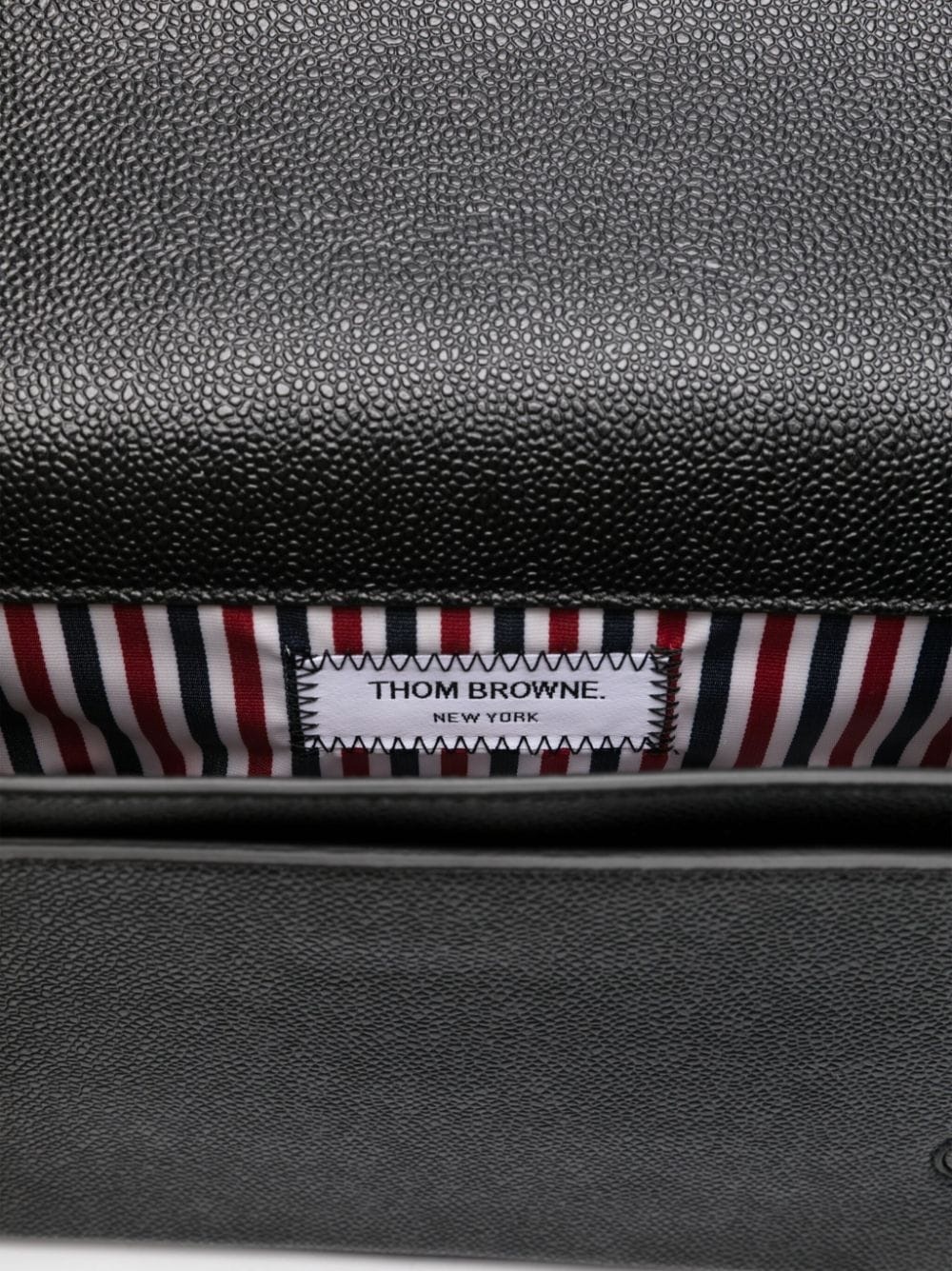 embossed logo-stamp reporter bag - 5