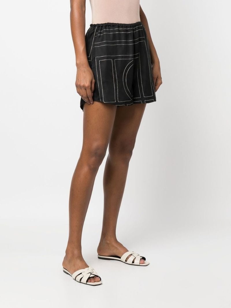 geometric-print shorts - 3