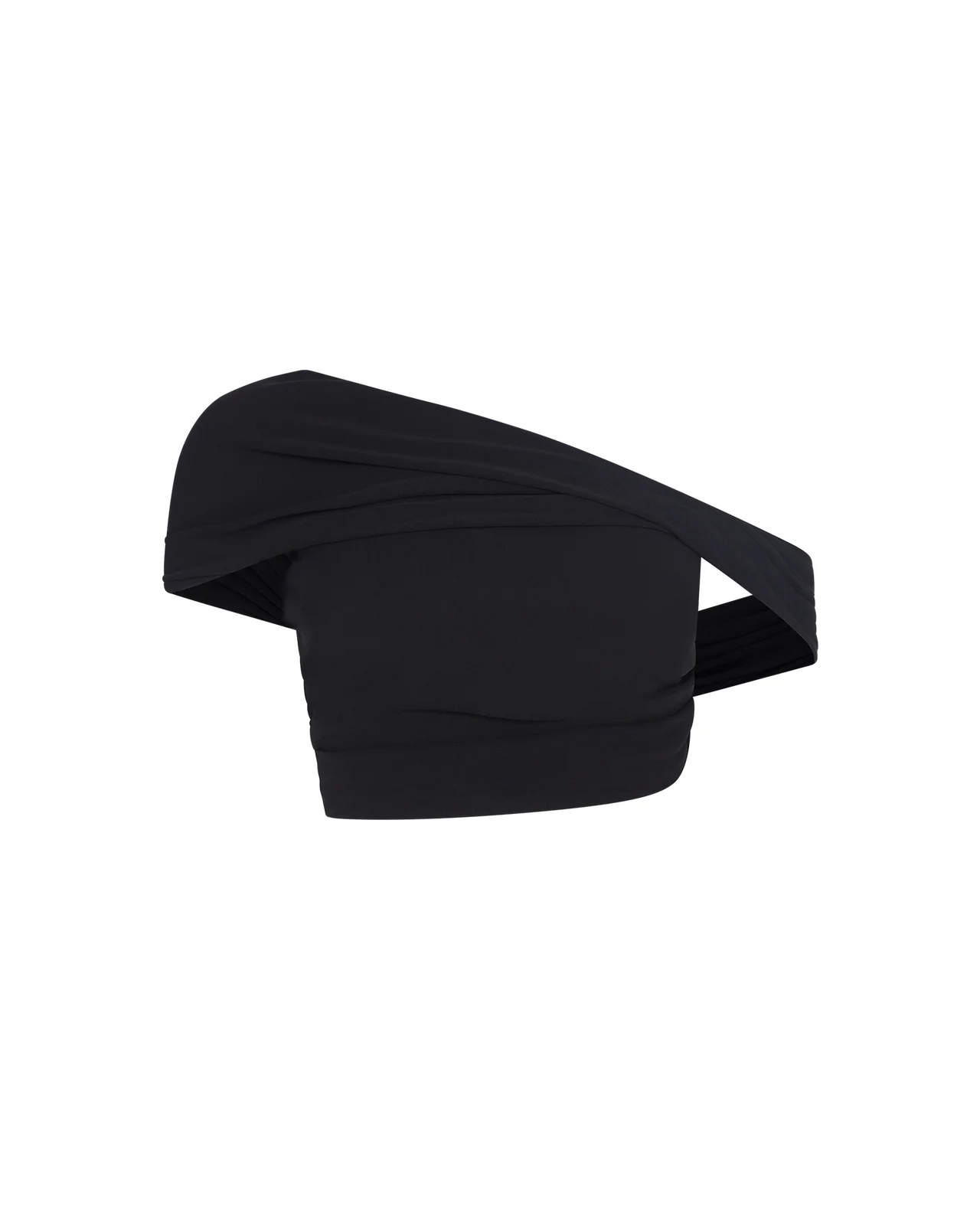 Crepe Draped Crop Top | Casablanca Paris - 1