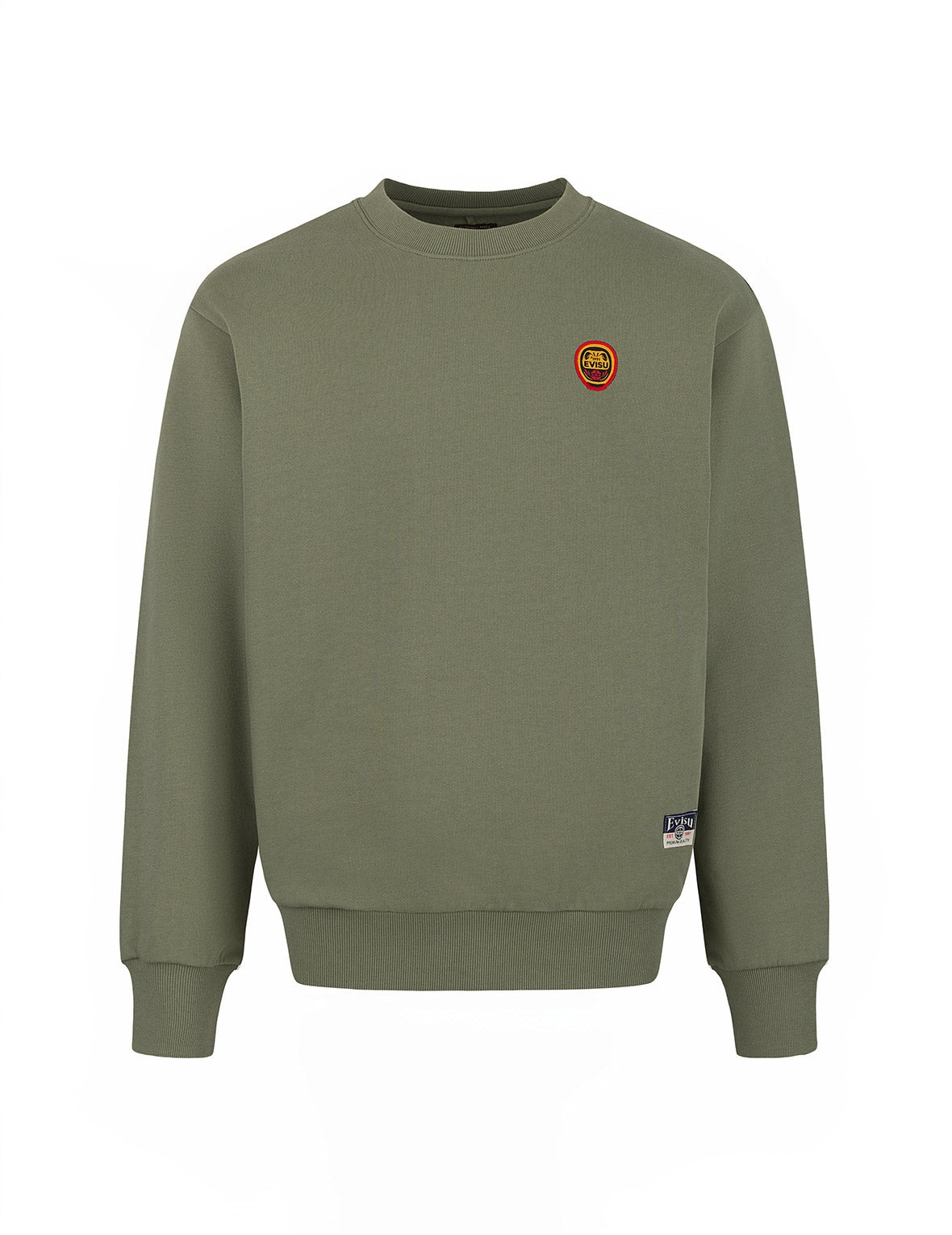 Daruma and Logo Embroidery Relax Fit Sweatshirt - 9