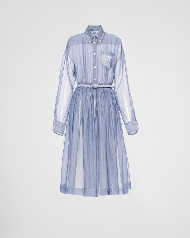 open lace back dress AW24-08/01-Elanie dress-ivory striped organza – whoopikids main image 0