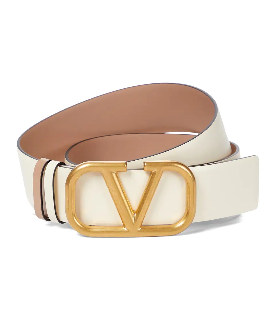 VLogo Signature 40 reversible leather belt - 1