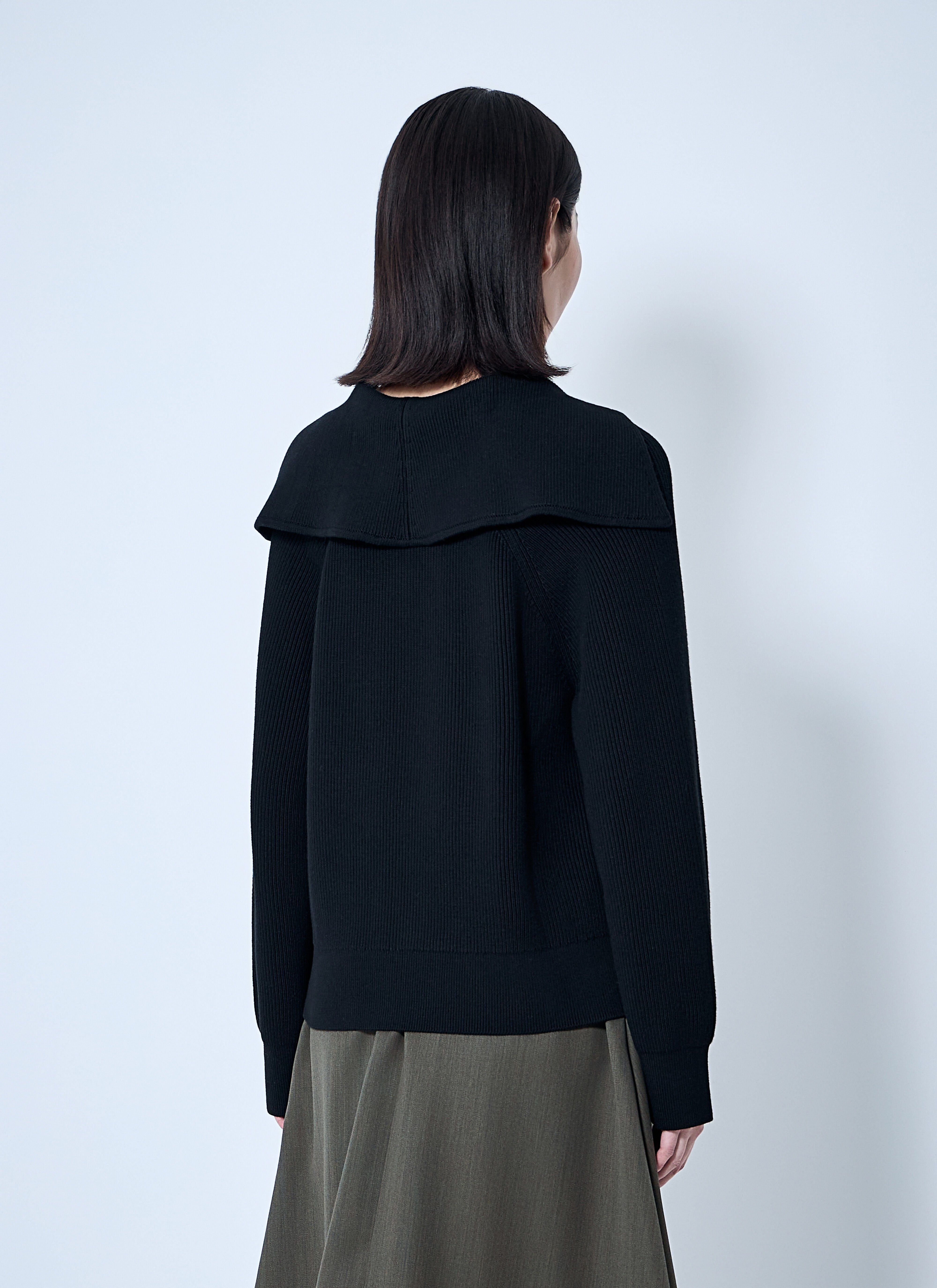 Ribbed Cotton Sweater - 4