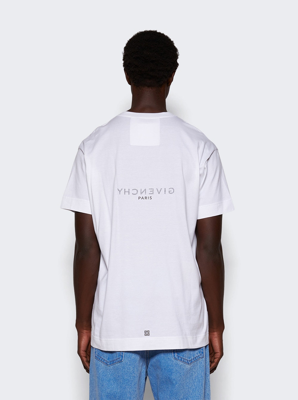 Reverse Print Tee White - 5