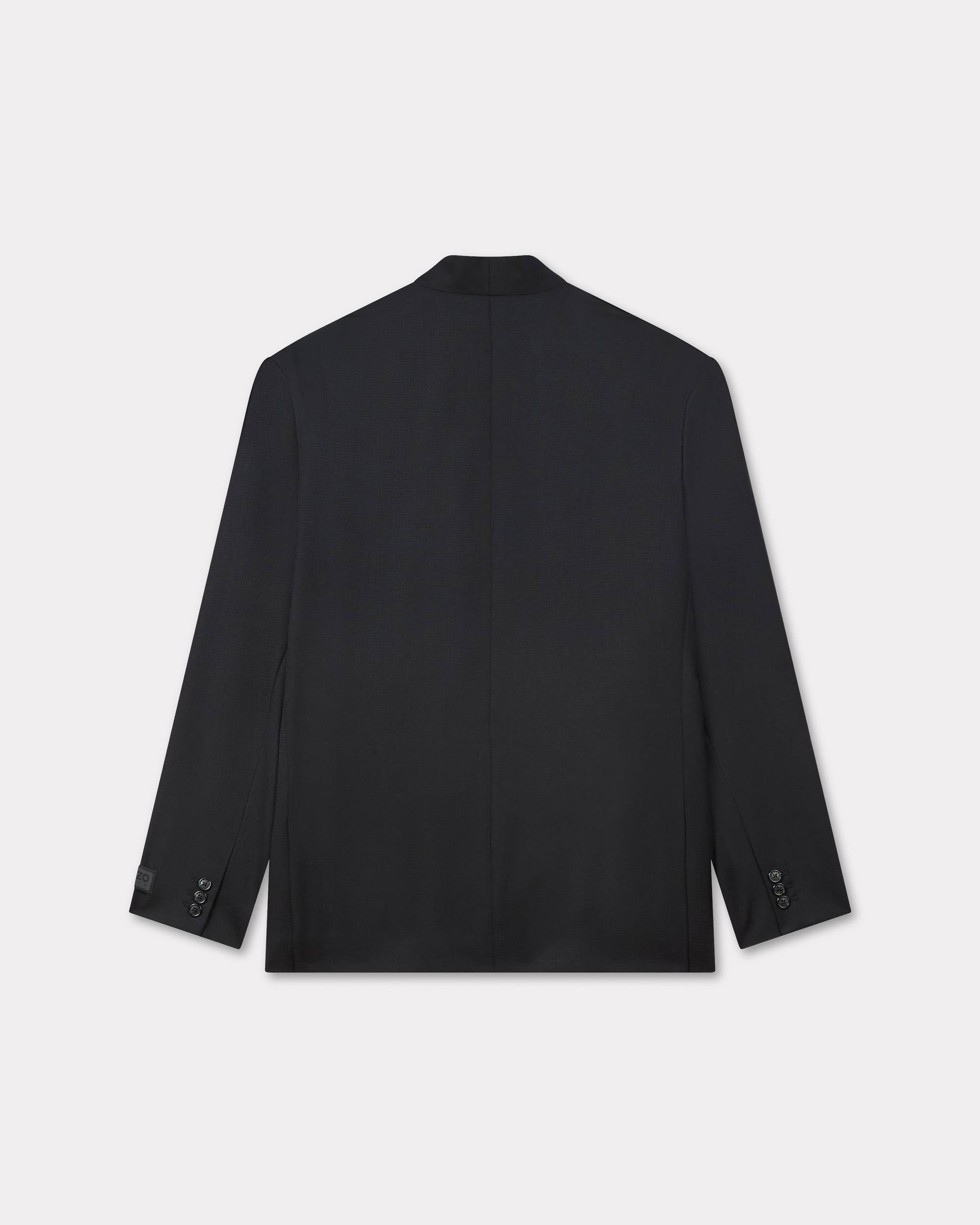 'KENZO Weave' kimono tailored jacket in wool jacquard - 2