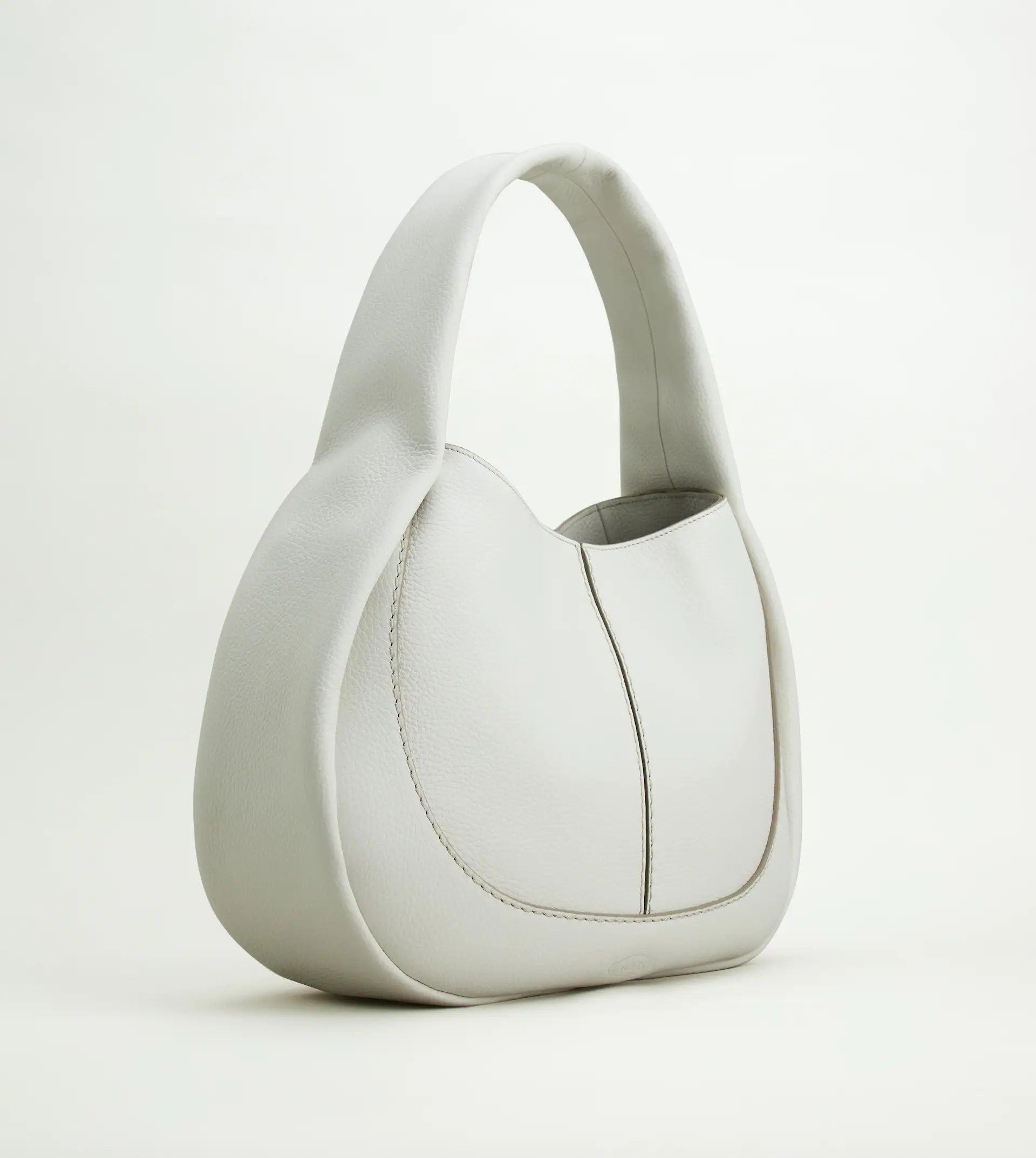 TOD'S SHIRT HOBO BAG MEDIUM - WHITE - 3