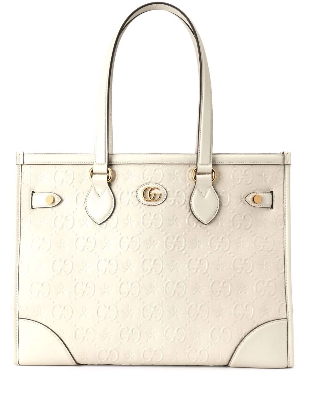 medium GG star embossed tote bag - 1