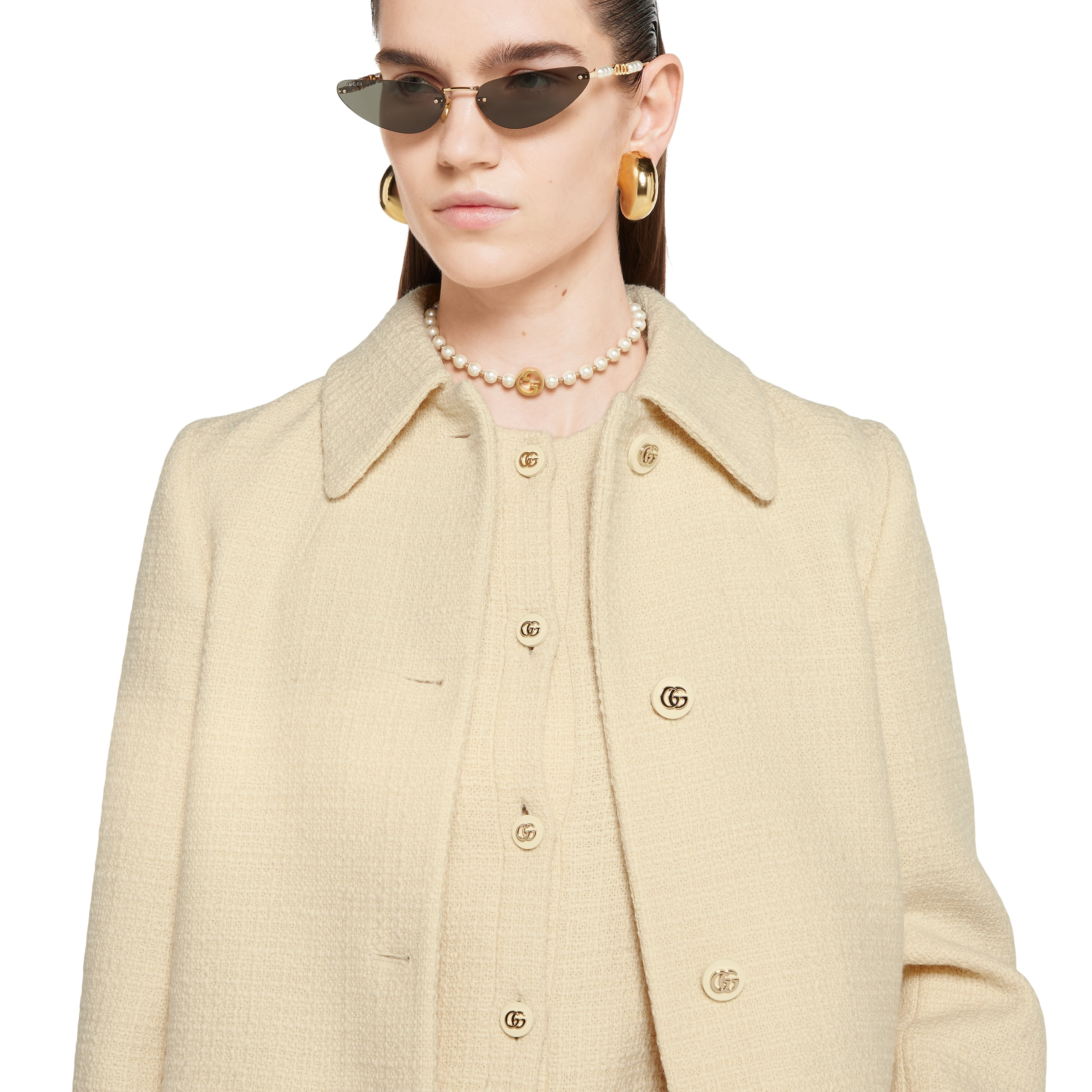 Textured wool tweed dress - 5