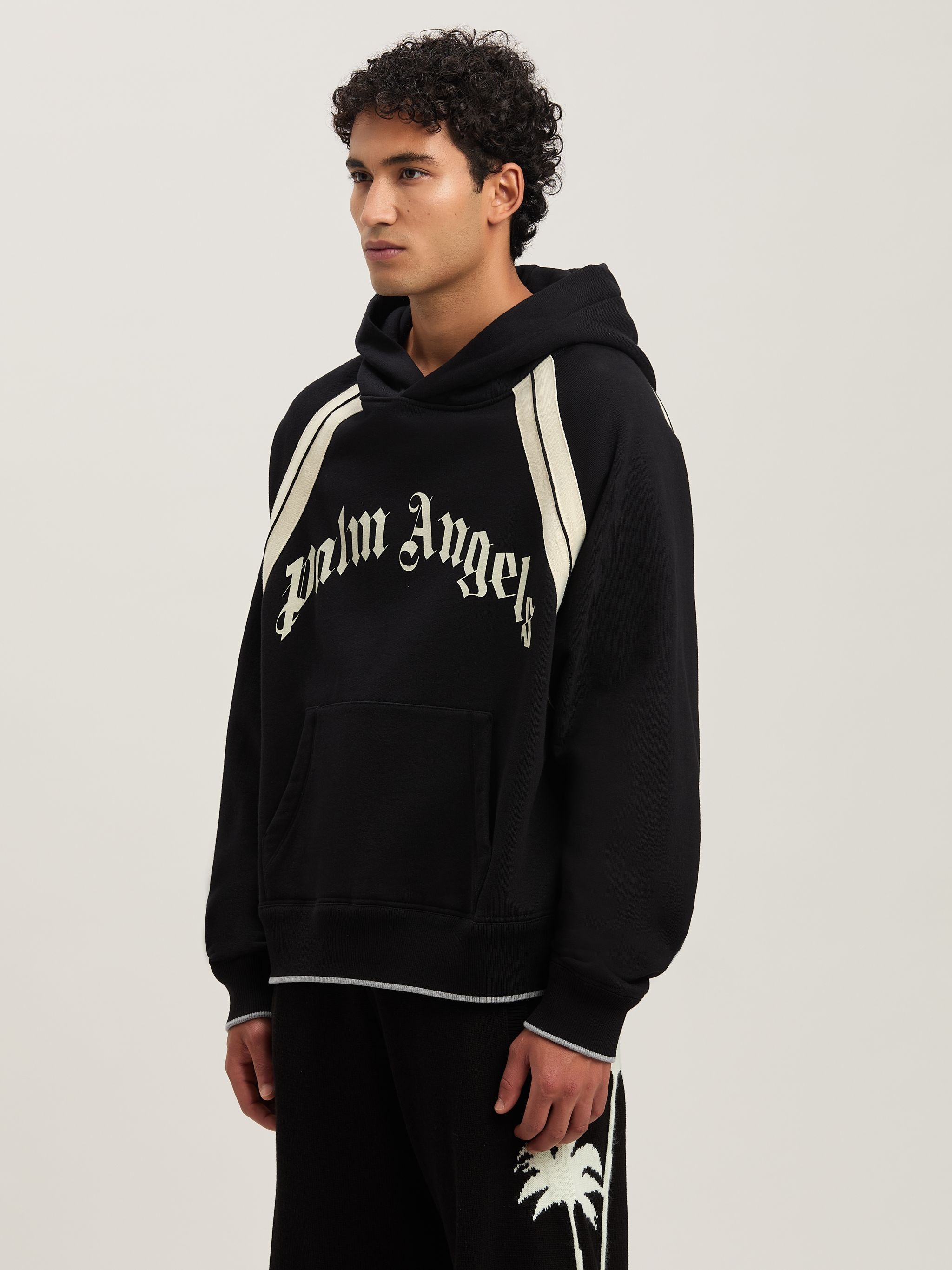Curved Logo Track hoodie - 4