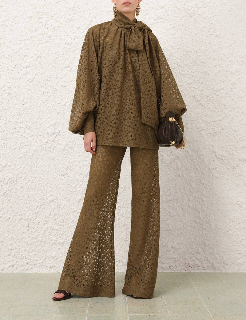 Zimmermann MEMENTO LACE FLARE PANT outlook