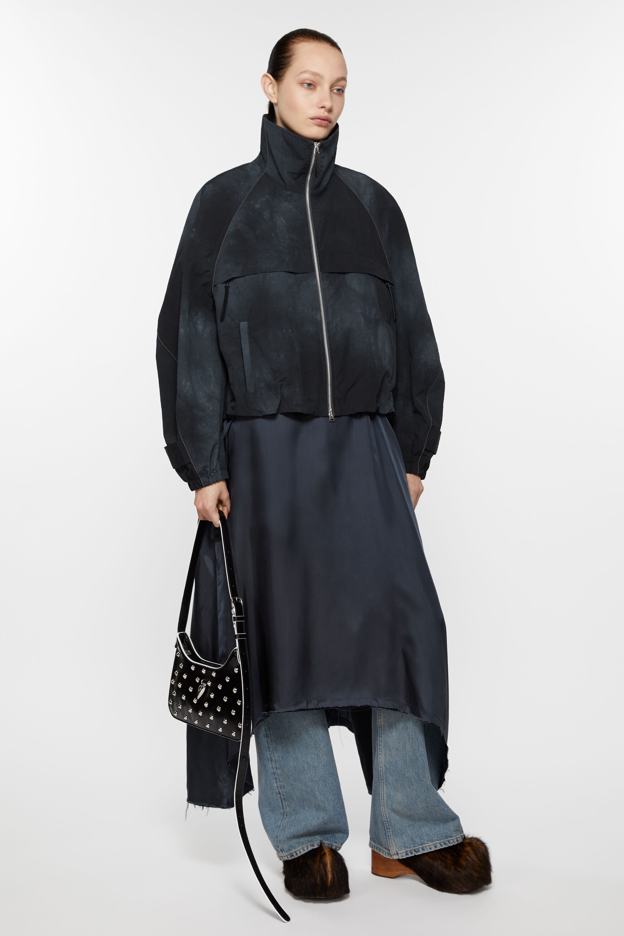 Nylon jacket - Stone black - 5