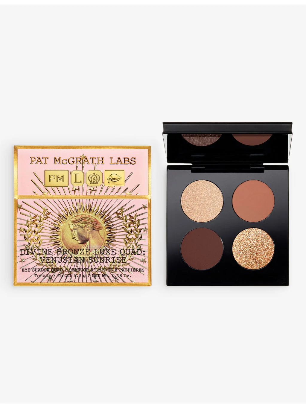 Divine Bronze Luxe Quad eyeshadow palette 5.2g - 1