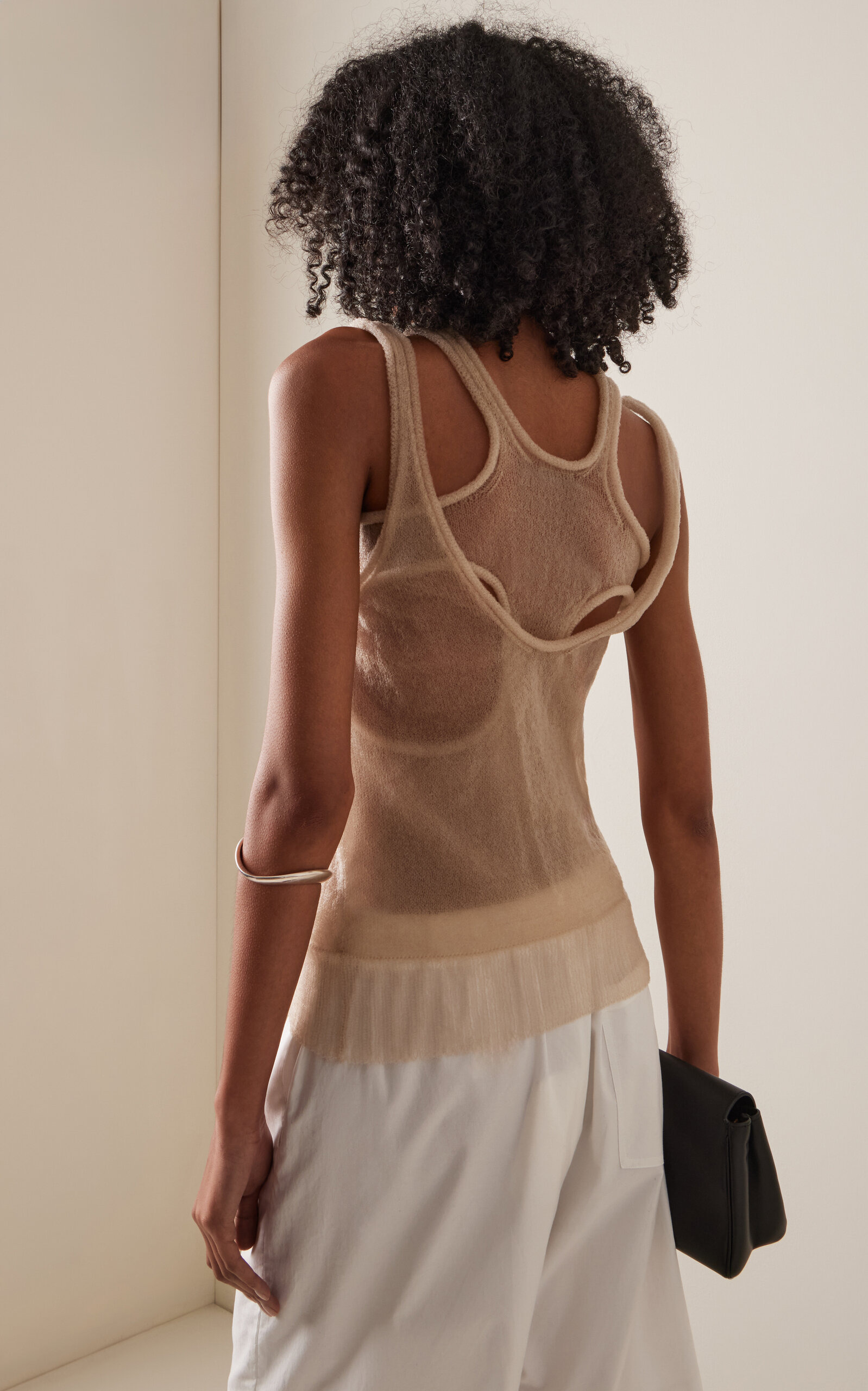 Film Layered Knit Tank Top neutral - 4