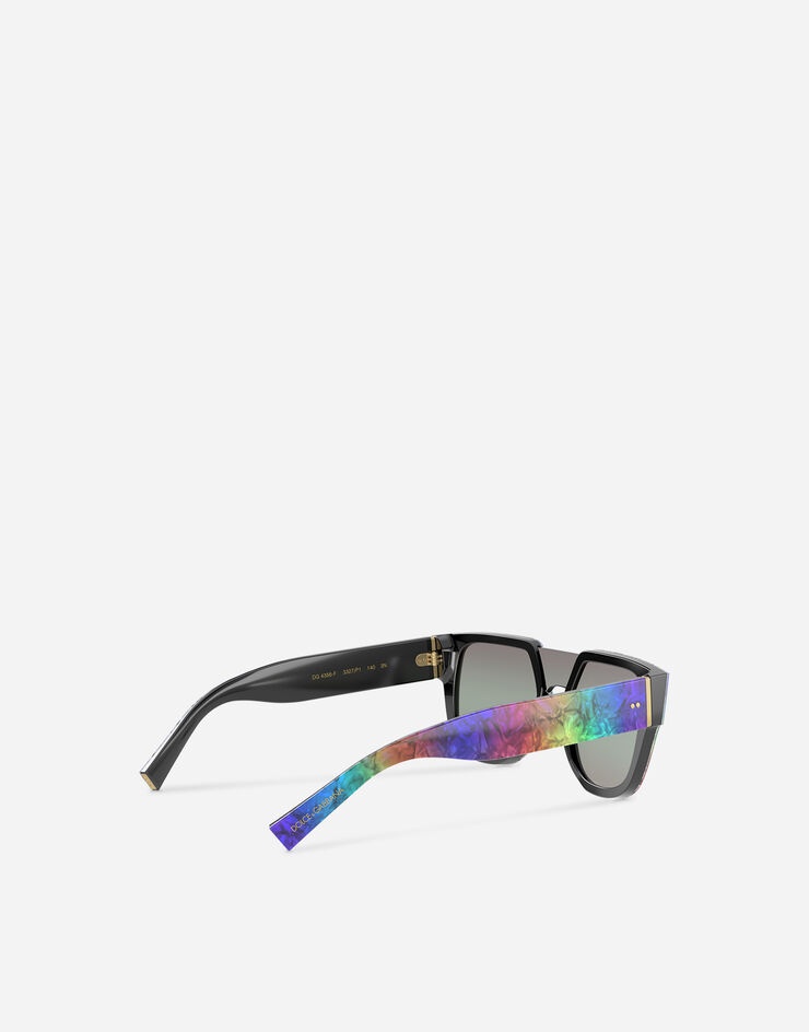 Iridescent rainbow sunglasses - 4