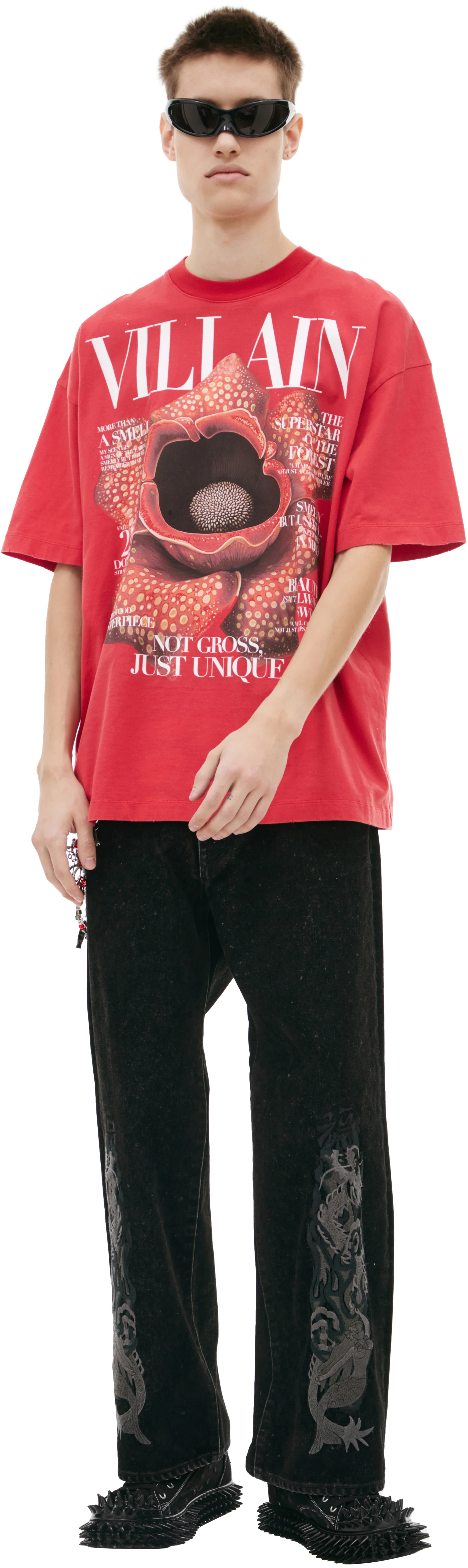 RED VILLAIN T-SHIRT - 1