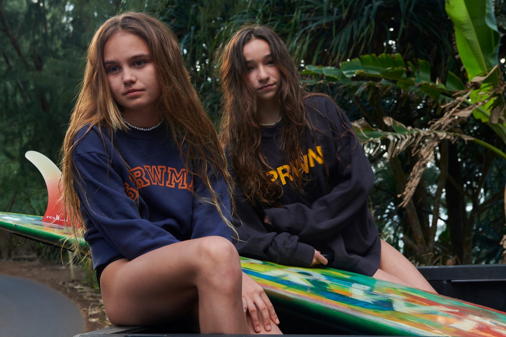 FADED BLACK COTTON LOGO SWEATSHIRT - 7