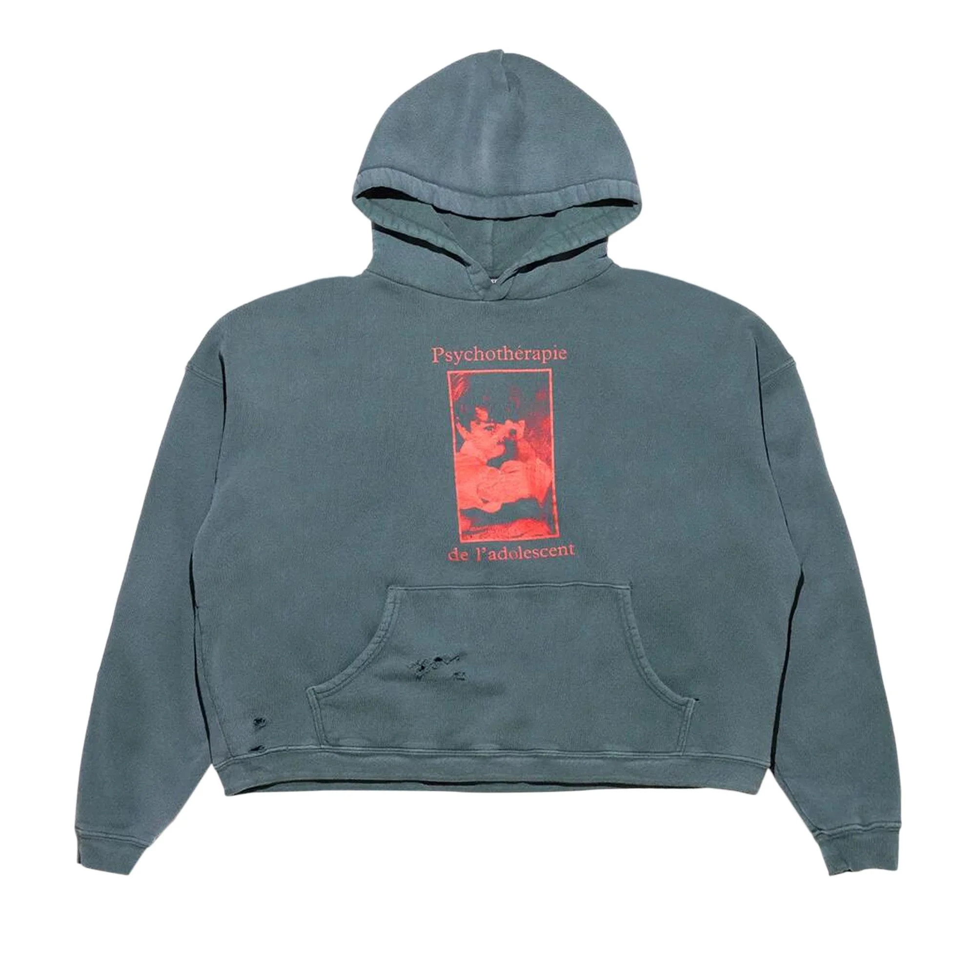 Enfants Riches Déprimés Psychotherapie De L'adolescent Hoodie 'Antique Green' - 1