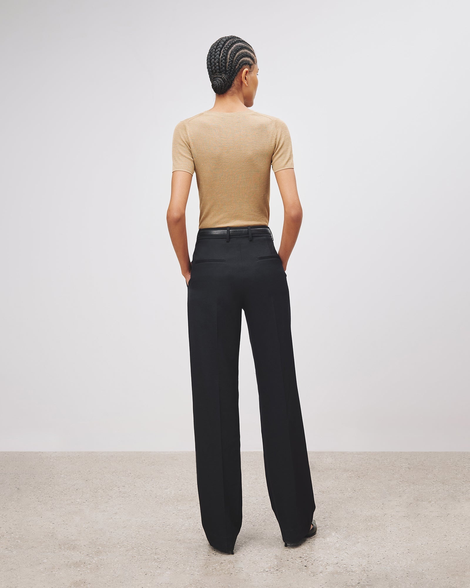 ALPHONSE PLEATED TAILORING PANT - 5